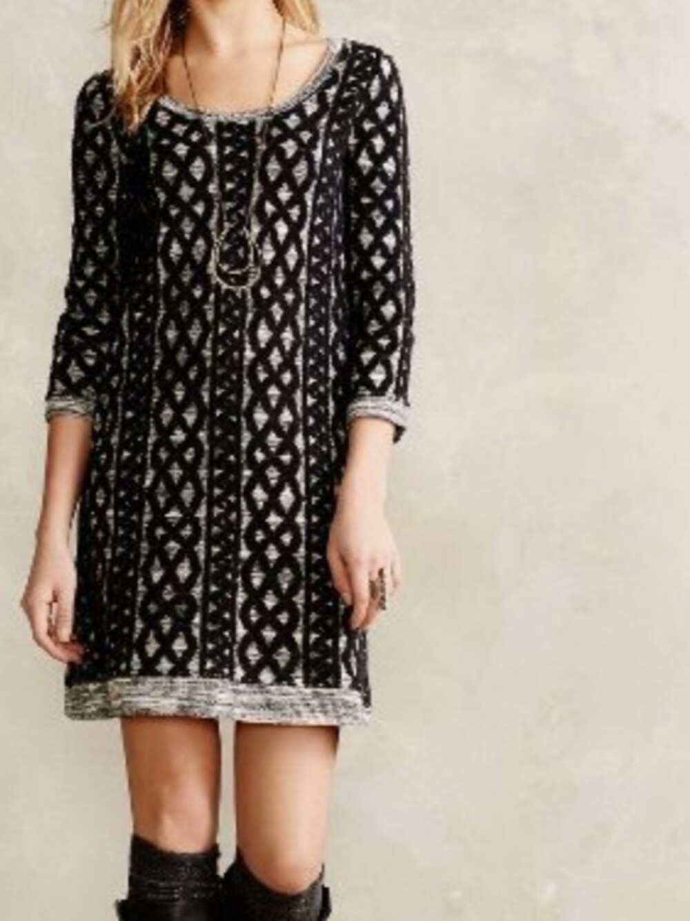 Anthropologie Moth Sweaterstitched Tunic Dress - Sz M